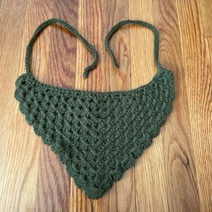 Forest green. Bandana